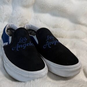 Vans Black and Blue Espadrilles